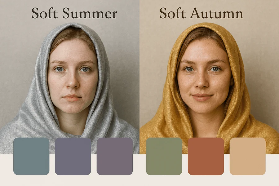 Soft Summer vs Soft Autumn