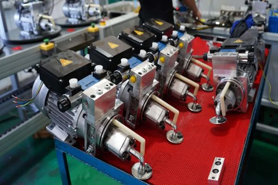 gear pump performance curve
