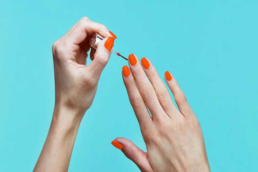 Orange Nail Polish