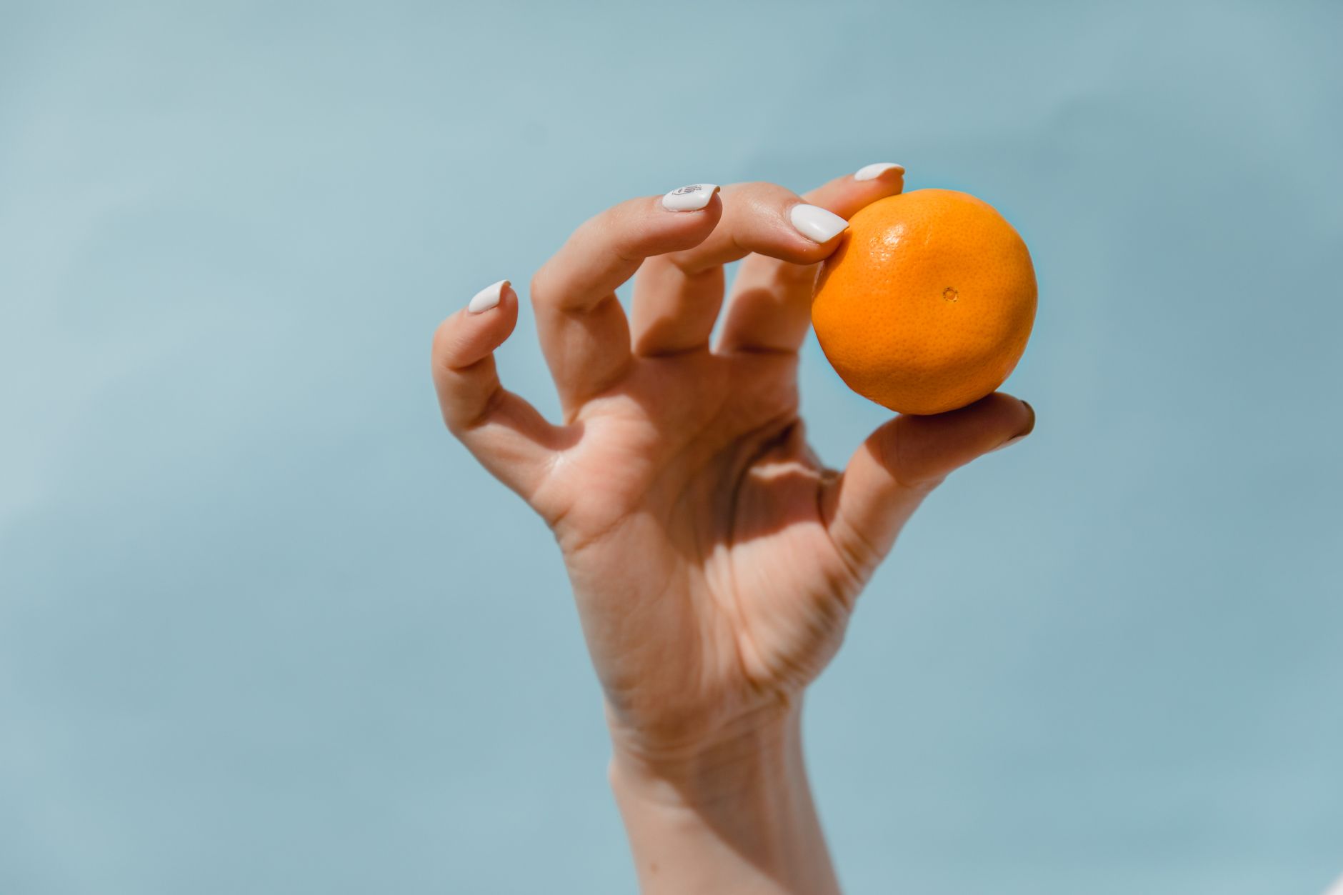Orange Nail Polish Works Year-Round: The Proof